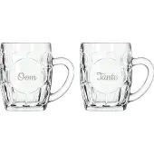Libbey Gegraveerde Bierpul 55cl Tante & Oom