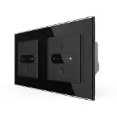 Livolo | Zwart | SR+SR | Slide-Dimmer | Smart Home - Bekijk hier!