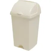 Addis Afvalbak 'Nox' - Roll Top Prullenbak - 50 liter - Crème