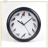 Attrezzo Wandklok met vogelgeluiden - Birdsong klok