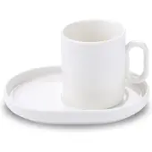 Korkmaz Espresso kopjes met schoteltjes set - A8699