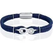 LGT JWLS Armband - Locomotief Blauw-19cm