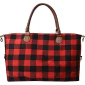Clayre & Eef Reistas 56x35 cm Rood Zwart Synthetisch