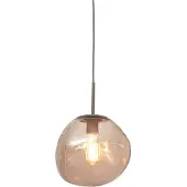 It´s about RoMi Glazen hanglamp Helsinki, dimbaar, crème / amber, Keuken, Glas, Modern, hanglamp