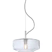 It's About Romi Hanglamp Verona, dimbaar, helder / transparant, Woon-/ Eetkamer, Glas, Design, hanglamp