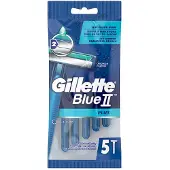 Gillette Blue II Plus wegwerpscheermesjes 5st.