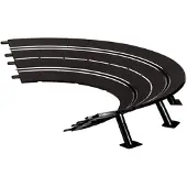 Carrera 20574 1/30 High Banked Curve 6-delige rails-aanvullingsaccessoires voor Digital 124/132 en Evolution