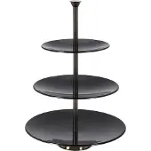 Excellent houseware Etagere RVS - 36,5 cm - glanzend