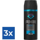 Axe Deo Spray 150 ml Marine - Voordeelverpakking 3 stuks