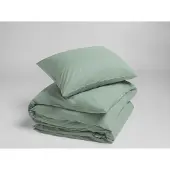 Yumeko Dekbedovertrek set Percal Katoen 140x220 Groen - Eco, Bio & Fairtrade