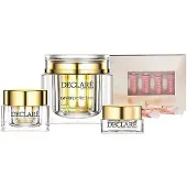 Declare Huidverzorging Kerstgeschenken Caviar Perfection Set Luxury Anti Wrinkle Cream Extra Nourishing 50 ml + Luxury Anti Wrinkle Eye Cream 15 ml + Luxury Anti Wrinkle Ampoule 7 x 2,5 ml + Luxury