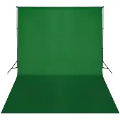 vidaXL Achtergrondsysteem 500x300 cm groen