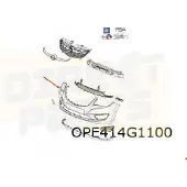 Opel Karl (6/2015-9/2019) voorbumper (te spuiten) Origineel! 42418315