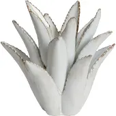 Light & Living Light&living Theelicht Ø24,5x23 cm CACTUS keramiek crème
