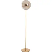 Light & Living Gouden vloerlamp Medina met smoke glas