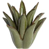 Light & Living Theelicht Ø24,5x23 cm CACTUS keramiek donker groen (Groen, 24.5x23x24.5cm)