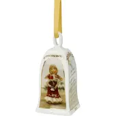 Goebel Kerstfiguur Bel - Jaarbel 2023, Hoogte ca. 7 cm Verzamelobject, kerstdecoratie, decoratieve figuur van porselein (1 stuk)