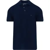 Tommy Hilfiger Shirt 'CORE 1985 SLIM POLO' navy / vuurrood / wit