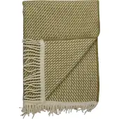 Røros Tweed Mello deken 150x210 cm Leaf green