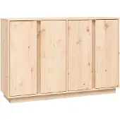 vidaXL Dressoir 120x35x80 cm massief grenenhout