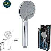Big Buy Cooking Douchekop EDM 01343, ABS, modern, chroom, 9,8 x 4 x 24,2 cm