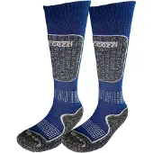 Accezzi Merino 20, ski sokken, 2 paar, junior, blauw