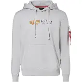 Alpha industries Sweatshirt lichtbruin / lichtgrijs / donkerrood / zwart