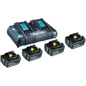 Makita 199483-0 BL 1850B + DC18RD Accu en acculader voor gereedschap 18 V 5 Ah Li-ion