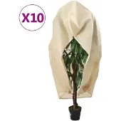vidaXL Plantenhoezen met ritssluiting 10 st 70 g/m² 2,36x2 m