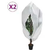 vidaXL Plantenhoezen met ritssluiting 2 st 70 g/m² 2,36x2 m