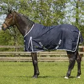 QHP Deken Turnout Fleece 0gr Donkerblauw - 75/105
