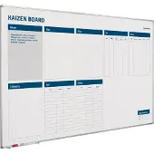 Smit Visual Whiteboard Kaizen verbeterbord - 90x180 cm