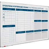 Smit Visual Whiteboard Proces verbeterbord - 60x90 cm