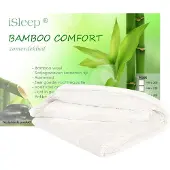 ISleep Zomerdekbed Bamboo Comfort - 100% Bamboe Zomer Dekbed - Eenpersoons - 140x220 cm