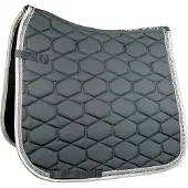 HKM Zadeldekje -Crystal fashion- donkergrijs PD