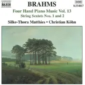 OUTHERE Silke-Thora Matthies & Christian Köhn - Brahms: Four Hand Piano Music 13 (CD)