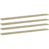 vidaXL Wandschappen 4 st 100x10x1,5 cm spaanplaat sonoma eikenkleurig