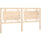 vidaXL Hoofdbord 185,5x4x100 cm massief grenenhout