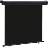 vidaXL Balkonscherm 165x250 cm zwart