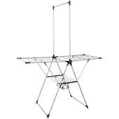 PRACTO Laurence Wasrek T-model + kledingrek - extra stevig - inox
