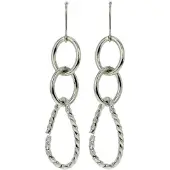 Behave - Oorhangers met schakels - Moderne uitstraling - 5,5 cm