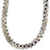 Behave - Zilverkleurige Ketting - Handgemaakt - Boho Chic Sieraad