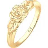 Elli - Elli Ringen Dames Rose Band Vintage van verguld 925 Sterling Zilver