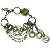 Behave - Armband oud-goudkleur bedels - Vintage detail avondlook