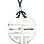 Behave - Ketting met zilverkleurige hanger - Oosterse look - Casual chique