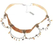 Behave - Kanten choker met kraaltjes - Vintage detail bij avondlook