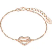s.Oliver Armbanden, Oneindig hart, (20 cm, Zilver, Zirkonia)