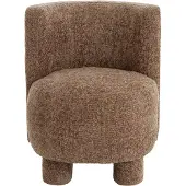 Light & Living Fauteuil Kamova - Chenille - Donkerbruin