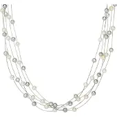 Valero Pearls Ketting zilver / parelwit
