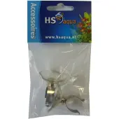 HS Aqua Zuiger Transparant + Metaalklem 12-16MM - 2 Stuks